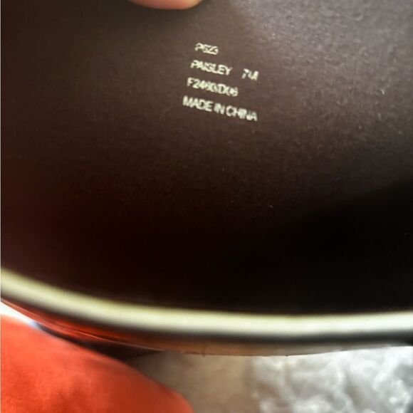 COACH Paisley Tall Rain Boot logo flat shoes all weather calf high designer y2k - Picture 3 of 8